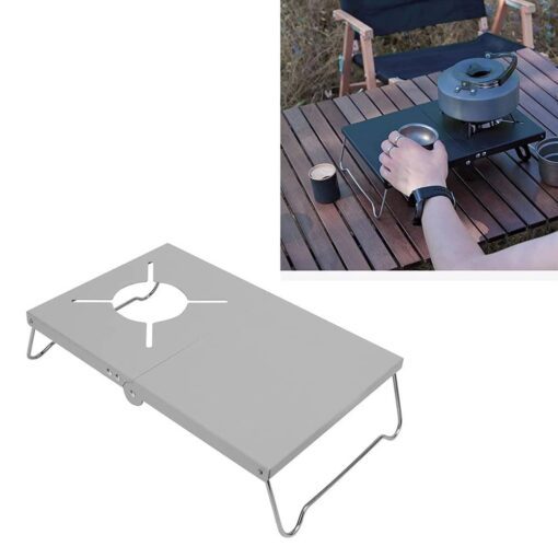 camping stove folding table