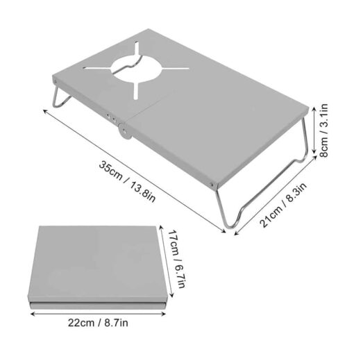 camping stove folding table