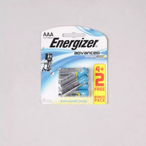 باتری نیم قلمی ENERGIZER X92 RP-6(4+2) AAA