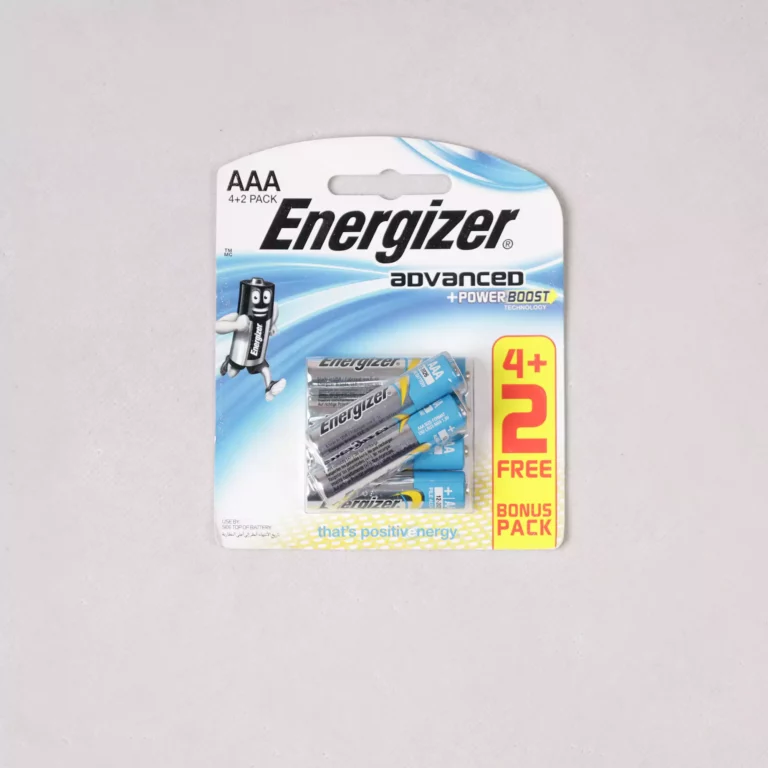 باتری نیم قلمی ENERGIZER X92 RP-6(4+2) AAA