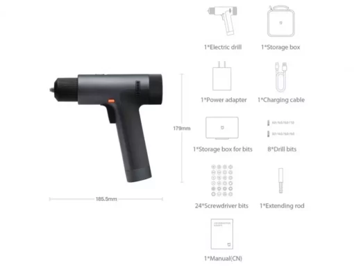 دریل پیچ‌گوشتی شارژی شیائومی Xiaomi MIJIA Cordless