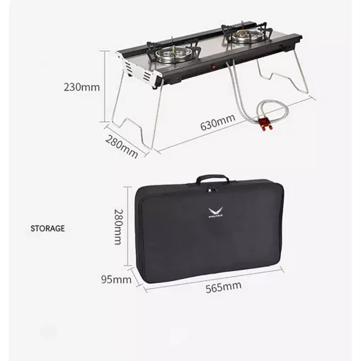 اجاق گاز پرتابل تک شعله SNOWHAWK SN.B22