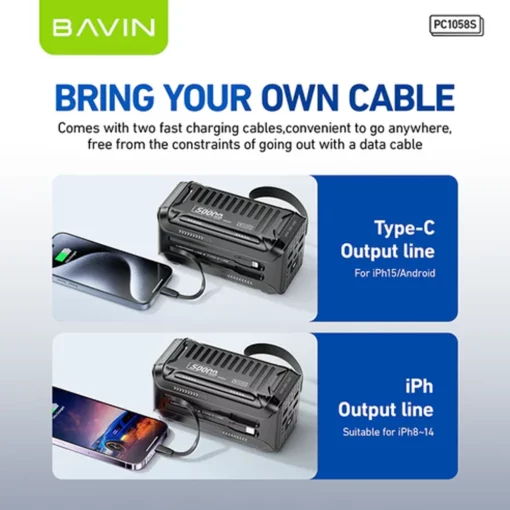 پاور بانک BAVIN PC 1058