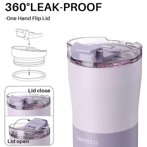 ماگ دو جداره SANTECO KARIBA 500 ml - Image 3