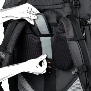 کوله پشتی Jack Wolfskin DENALI 75+10L - Image 11