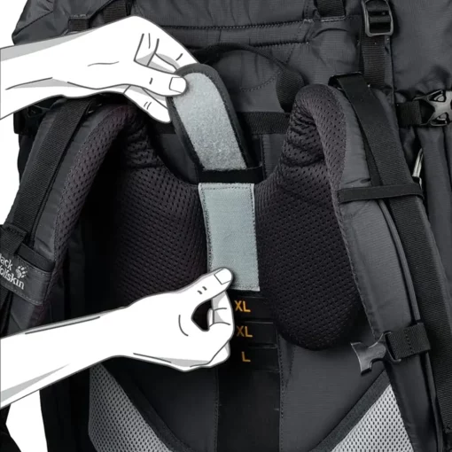 کوله پشتی Jack Wolfskin DENALI 75+10L - Image 11