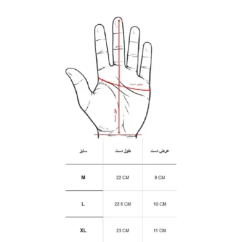 دستکش چرم وينداستاپر HKXY - Image 4