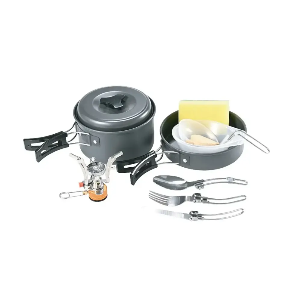 ست ظروف کمپينگ Green Lion 10IN1 Camping Cookware