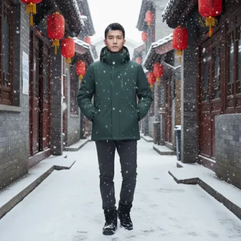 کاپشن دوپوش SNOWHAWK 99618 - Image 7