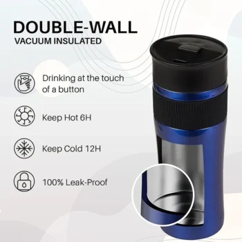 ماگ دو جداره SANTECO ORSA 510 ml - Image 3